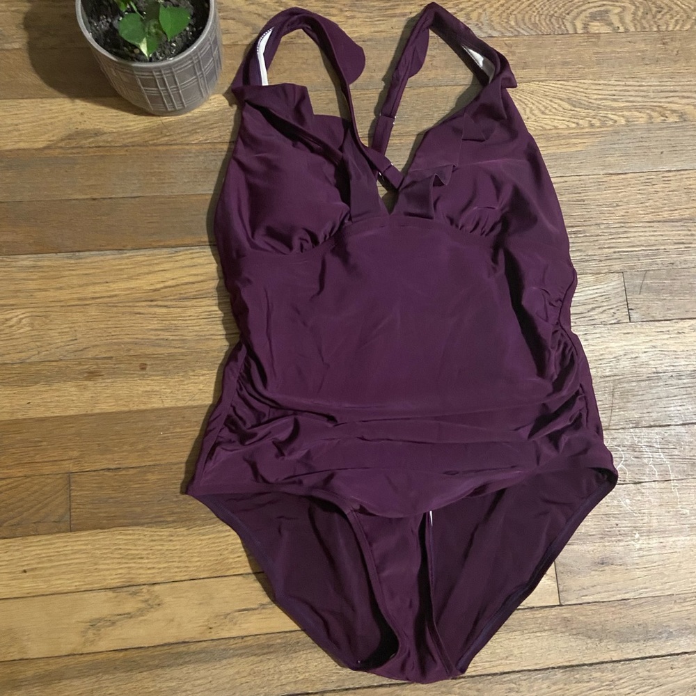 Kona sol plum swimsuit